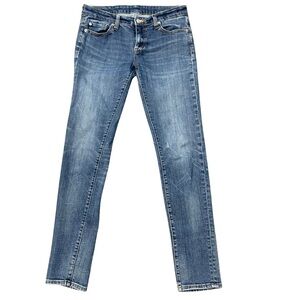 Ralph Lauren Vintage Denim & Supply Skinny Jeans Distressed Blue Women’s size 27